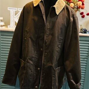 Zara Women’s Brown Jacket with Corduroy Collar NWT